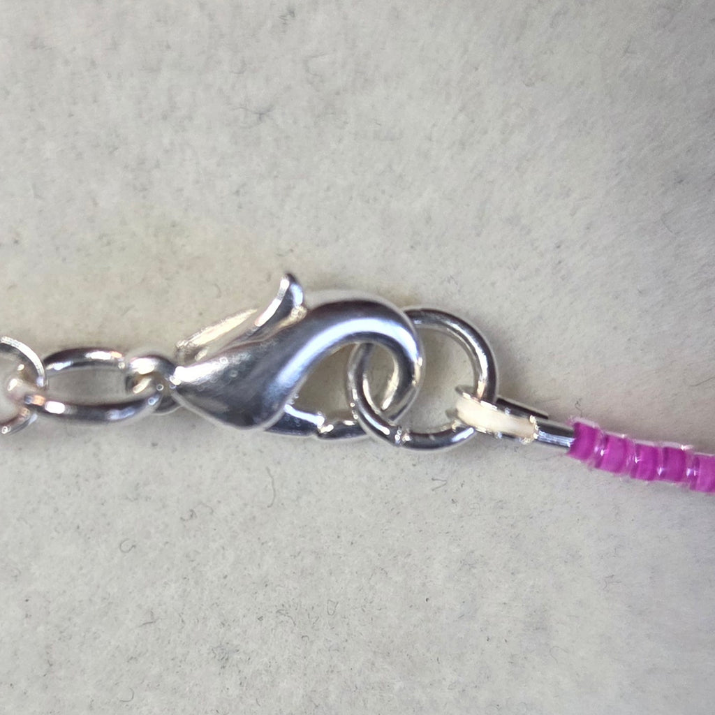 18mm Pink Rivoli Necklace