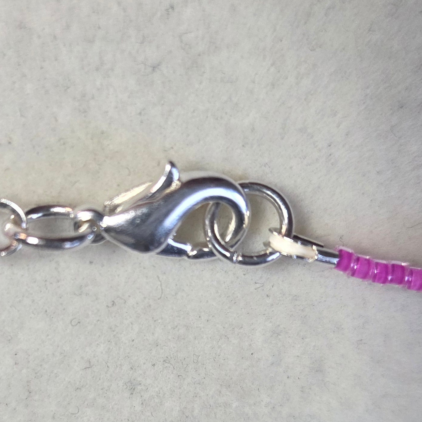 18mm Pink Rivoli Necklace