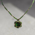 18mm Green Rivoli Necklace