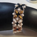 Gold, White & Black Terra Flora Bracelet
