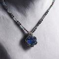 18mm Blue Rivoli Necklace